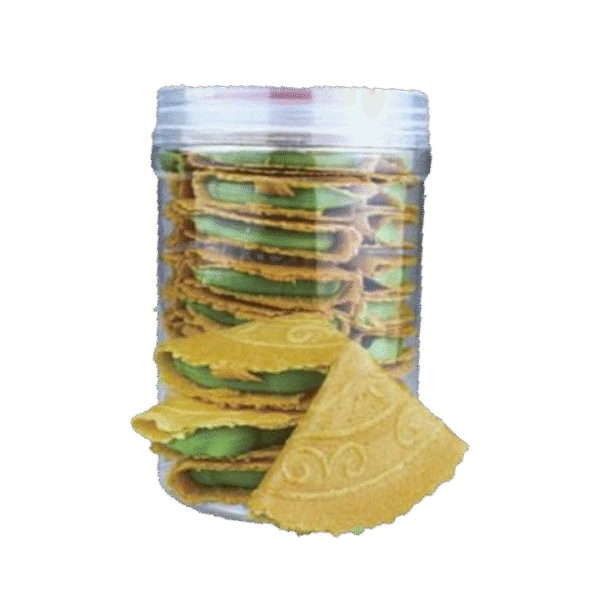 Matcha Nyonya Kapet 抹茶蛋扁（透明罐）